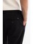 Erkek Siyah Diyagonal Desenli Örme Carrot Fit Pantolon A42Y3061 7