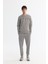 Erkek Gri Bisiklet Yaka Baskılı Soft Touch Regular Fit Sweatshirt A42Y1307 5