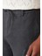 Erkek Antrasit Beli Lastikli %100 Keten Assos Relaxed Fit Şort A41Y3710 7