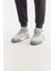 Erkek Gri Esnek Taban Sneaker Ayakkabı A41y8028 6