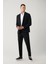 Erkek Siyah Yandan Cepli Su İtici Bi-Stretch Slim Fit Pantolon A41Y3230 1