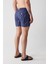 Erkek Lacivert Hızlı Kuruyan Baskılı Deniz Şortu A31y3817 7