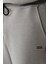 Erkek Antrasit Soft Touch Beli Lastikli Baskılı Elastan Regular Fit Eşofman Altı A42Y3417 6