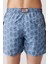 Gri Hızlı Kuruyan Küçük Ahtapot Baskılı Standart Boy Özel Kutulu Comfort Fit Mayo Deniz Şortu 6