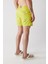Erkek Sarı Hızlı Kuruyan Baskılı Deniz Şortu A31y3816 7