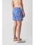 Erkek Mavi Hızlı Kuruyan Baskılı Deniz Şortu A31y3805 8