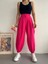 Fuşya Bol Paçası Lastikli Şalvar Tip Pantolon 1
