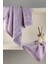 %100 Pamuk Banyo Havlu Seti-Long Twist Iplik-Yüksek Su Emici ve Yumuşak-Lila 1