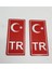 Fiat / Tofaş Kartal Tr Plaka Stıcker 2'li - Türkiye Plaka Stıcker - Türkiye Plakalık 1