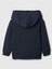 Kız Bebek Lacivert Gap Logo Kapüşonlu Fleece Sweatshirt 3