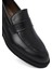 Erkek Siyah Deri Loafer 25WFD605718 8
