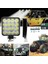 16 LED Kare Off Road Traktör Tir Kamyon Sis Fari Sis Lambasi Çalisma Lambasi Projektör 12-24 3