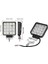 16 Ledli Çalışma Lambası 12-24V Offroad Araç İçi Aksesuar 48W Güçlü Aydınlatma 1