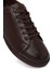 Erkek Kahverengi Bağcıklı Deri Casual Sneaker 25WFD681718 9