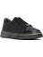 Erkek Siyah Bağcıklı Deri Sneaker 25WFD654318 6