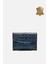 Hakiki Prestige Croco Deri Nero Kadın Cüzdan Bayan Cüzdan 13X9 Cm, Arka Fermuarlı, Çift Çıtçıtlı 1