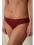 Bordo Dikişsiz Normal Bel Slip Külot 1