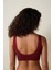 Bordo Dikişsiz Balensiz Kalın Askılı Bralet Sütyen 4