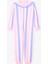 Açık Pembe Kız Çocuk Çizgili Fermuarlı Pijama Tulum 1