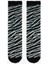 Beyaz Zebra Desenli Ev Soket Çorabı 1