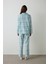 Mint Ellie Ekoseli Gömlek Yaka Uzun Kol Pijama Takımı 4