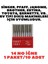 Dikiş Makinesi Iğnesi 12-14-16-18 Numara, 40 Adet, 4 Paket, Uyumlu 3