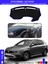Fiat Egea Cross Torpido Koruyucu - Ekranlı Modele Özel - Tam Uyumlu - Koku Yapmaz - Kenar Mavi 1