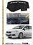 Fiat Linea 2007-2015 Modele Özel Torpido Koruma Halısı - Kenarı Bej 1