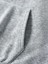 Yedili Kurdele Baskılı Kapüşonlu Cepli Pamuklu Gri Sweatshirt 4
