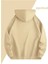 All Things Grow Baskılı Kapüşonlu Cepli Içi Yünlü Bej Sweatshirt 2