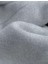 Basic Bisiklet Yaka Içi Yünlü Gri Sweatshirt 4