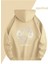 Lazarus Arka Göğüs Baskılı Kapüşonlu Cepli Pamuklu Bej Sweatshirt 3