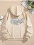 Bratz Arka Baskılı Kapüşonlu Cepli Pamuklu Bej Sweatshirt 1