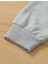 Leopar Desenli Kurdele Baskılı Bisiklet Yaka Gri Sweatshirt 3