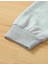 Çiçekli Cep Göğüs Baskılı Bisisklet Yaka Gri Sweatshirt 3
