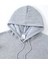 Gooroe Geoaeg Baskılı Kapüşonlu Cepli Içi Yünlü Gri Sweatshirt 3