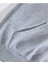Order Control Baskılı Kapüşonlu Cepli Pamuklu Gri Sweatshirt 4