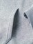 Yarım Aslan Yüzü Baskılı Kapüşonlu Cepli Pamuklu Gri Sweatshirt 4