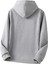 Pi Sayısı Baskılı Kapüşonlu Cepli Pamuklu Gri Sweatshirt 2