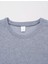 Karahindiba Baskılı Bisiklet Yaka Gri Sweatshirt 3