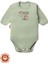Unisex Bebek %100 Pamuklu Canım Babam Baskılı 3-6-9-12 Ay Bebek Body Ekru Badi Zıbın 1