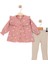 Çiçek Desenli Bürümcük Kız Bebek Takım 1