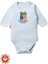 Unisex Bebek %100 Pamuklu Baba Baskılı 3-6-9-12 Ay Bebek Body Ekru Badi Zıbın 1