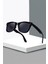 Wayfarer Parlak Siyah Erkek Güneş Gözlük Amerikan Kesim UV400 3