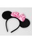 Pembe Fiyonklu Minnie Mouse Tacı Mini Kulak 4