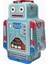 Robot Öğle Yemeği Kutusu, Retro Teneke Tasarım, Sandviç ve Atıştırmalıklar Için Geniş Alan 1