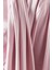 Saten Bluz - Pembe - %97 Viskon %3 Elastan - Şal Detaylı - Butonlu - Rahat Kesim 4