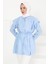 Bebe Mavi Tesettür Tunik 27435 2