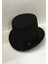 Yetişkinler Için Siyah Renk Ringmaster Sihirbaz Şapkası Fötr Şapka 15 cm 4