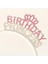 Kristal Taşlı Pembe Birthday Princess Yazılı Parti Tacı 19X11 cm 3